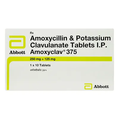 Amoxyclav 375 (250mg/125mg Amoxycillin/Clavulanic Acid)