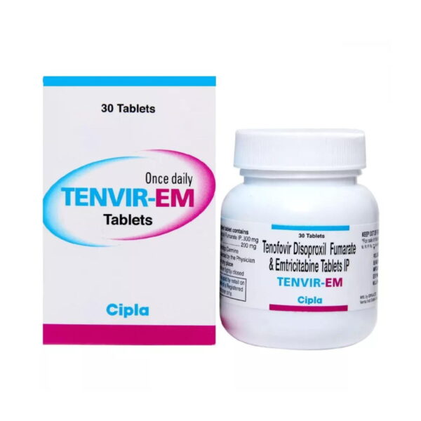 Tenvir EM 200 (200mg/300mg Emtricitabine/Tenofovir)
