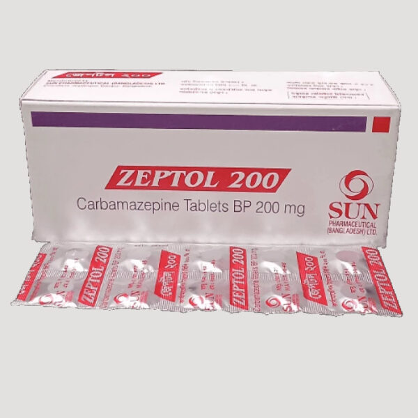 ZEPTOL 200 (200mg Carbamazepine)