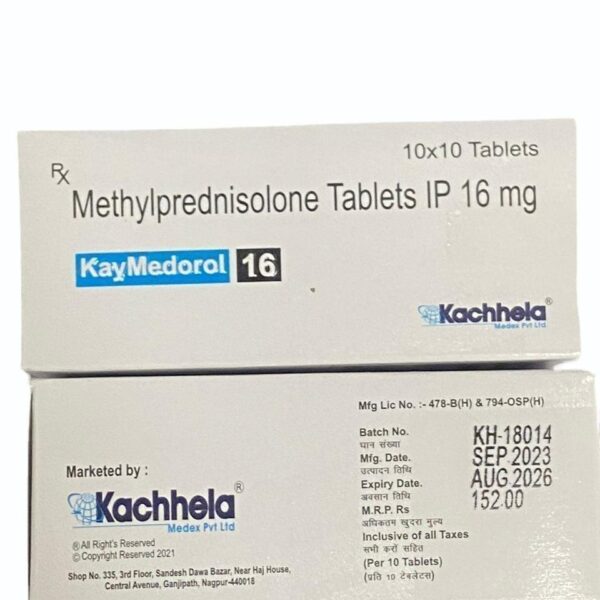 KAYMEDROL 16 (16mg Methylprednisolone)